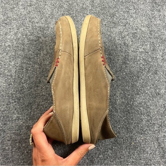 OLUKAI Women’s Nohea Nubuck Slip-On Loafer Tan Brown Leather size: 9 - Picture 9 of 11